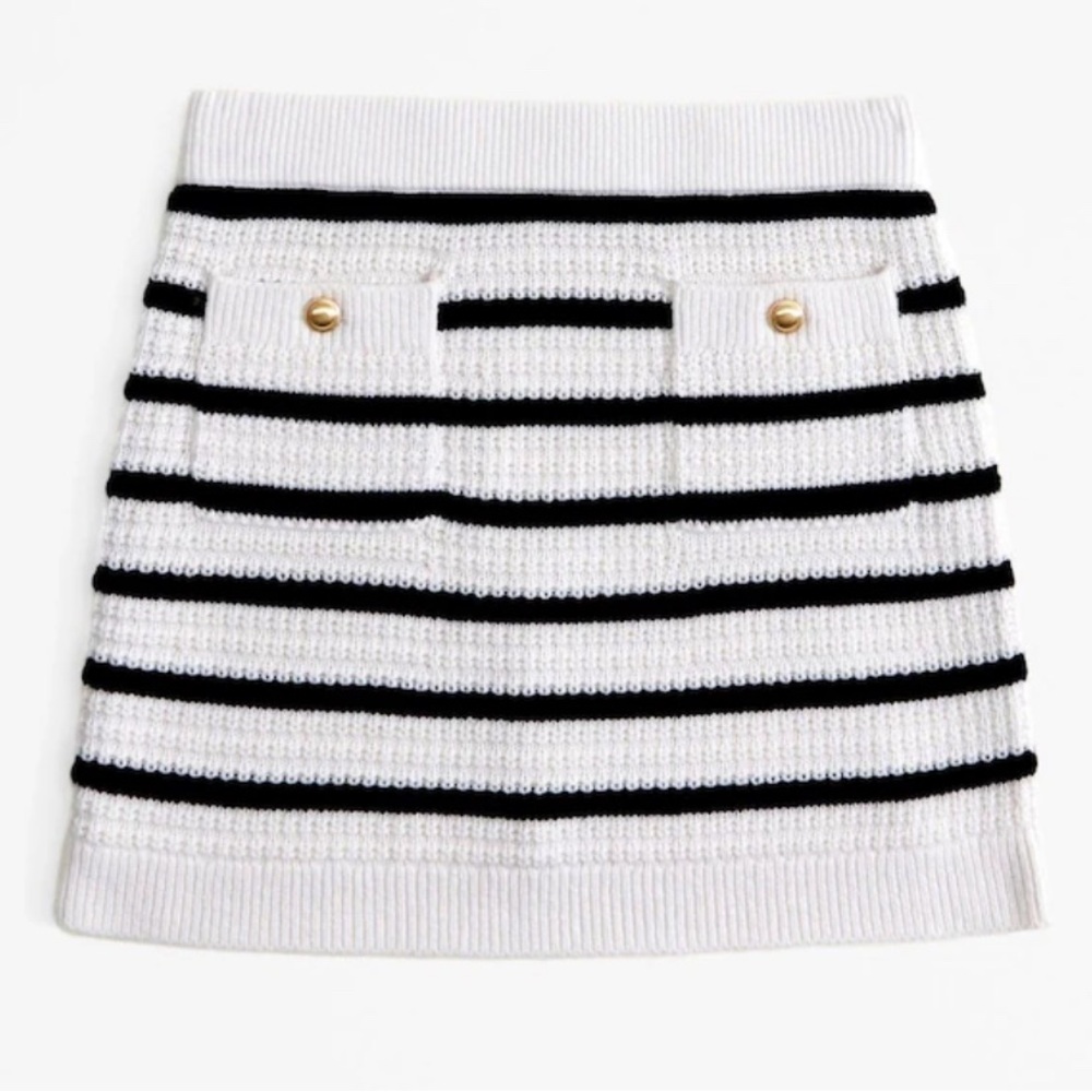 Abercrombie Kids Girls Skirt 13/14 knit striped nautical